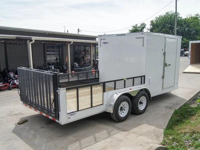 7x18 Hybrid Enclosed Trailer With Side Door (2) 5,200lb Axles Storage 6 7x18 Hybrid Enclosed Trailer With Side Door (2) 5,200lb Axles Storage - Image 6