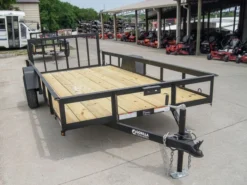 Utility Trailer 6.4'x14' Dovetail With Gate -Tool Comprehensive dsc08392