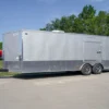 8.5x24 Custom Silver Enclosed Trailer ATP Floor (2) 5200lb Axle Storage