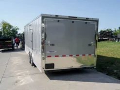 8.5x24 Custom Silver Enclosed Trailer ATP Floor (2) 5200lb Axle Storage -Tool Comprehensive dsc08567 1