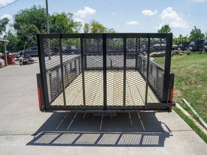 7x16 Straight Deck Utility Trailer With Stacked Baskets (2) 3500lb Axle 5 7x16 Straight Deck Utility Trailer With Stacked Baskets (2) 3500lb Axle - Image 5