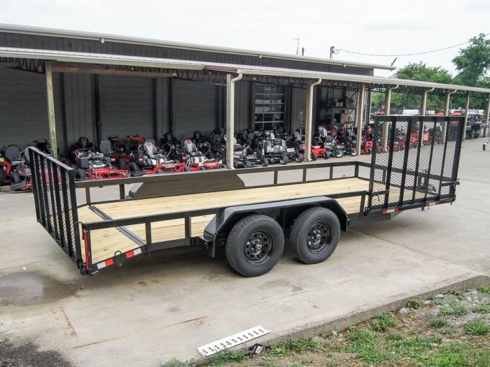 7x18 Dovetail Utility Trailer With Side Gate (2) 3,500lb Axles 5 7x18 Dovetail Utility Trailer With Side Gate (2) 3,500lb Axles - Image 5
