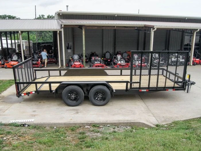 7x18 Dovetail Utility Trailer With Side Gate (2) 3,500lb Axles 6 7x18 Dovetail Utility Trailer With Side Gate (2) 3,500lb Axles - Image 6