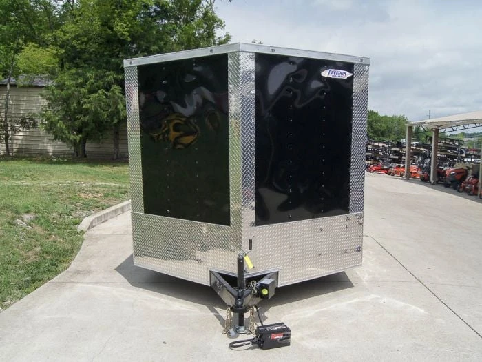 8.5x12 Black V-Nose Enclosed Trailer With Elect Pkg (2) 3500lb Axles Storage 3 8.5x12 Black V-Nose Enclosed Trailer With Elect Pkg (2) 3500lb Axles Storage - Image 3