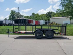 6.4x14 Utility Trailer With 2ft Side Railing (2) 3500lb Axles -Tool Comprehensive dsc09085 1