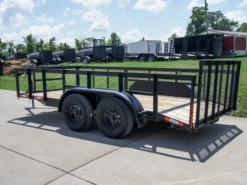 6.4x14 Utility Trailer With 2ft Side Railing (2) 3500lb Axles -Tool Comprehensive dsc09086 1
