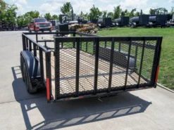 6.4x14 Utility Trailer With 2ft Side Railing (2) 3500lb Axles -Tool Comprehensive dsc09087 1