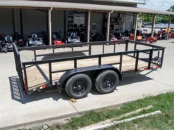 6.4x14 Utility Trailer With 2ft Side Railing (2) 3500lb Axles -Tool Comprehensive dsc09088 1
