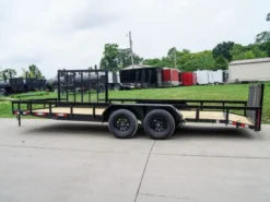 7' X 20' Tandem Axle Dovetail Utility Trailer With Side Gate -Tool Comprehensive dsc09575 1