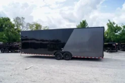 8.5x28 Charcoal/Black Enclosed Trailer With Blackout Pkg (2) 7K Axles Storage -Tool Comprehensive dsc09802