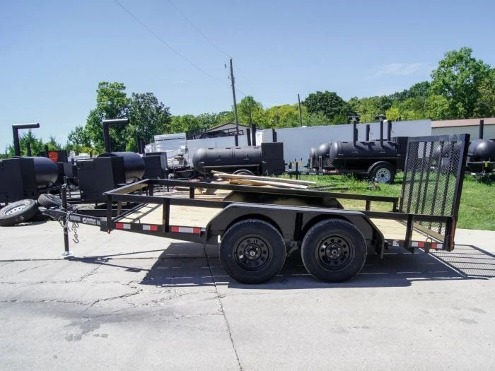 6.4x12 Straight Deck Utility Trailer (2) 3,500lb Axles With Brakes 3 6.4x12 Straight Deck Utility Trailer (2) 3,500lb Axles With Brakes - Image 3