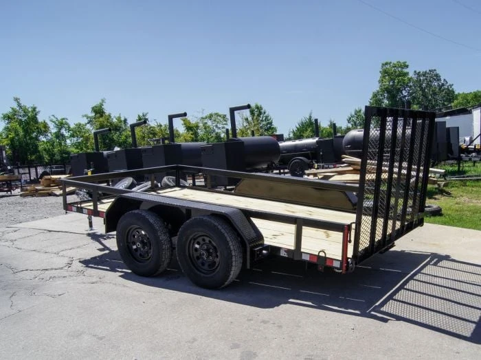 6.4x12 Straight Deck Utility Trailer (2) 3,500lb Axles With Brakes 4 6.4x12 Straight Deck Utility Trailer (2) 3,500lb Axles With Brakes - Image 4