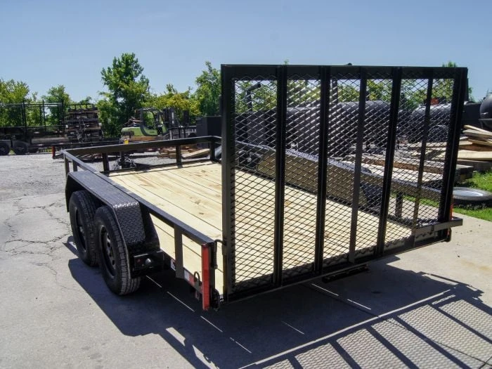 6.4x12 Straight Deck Utility Trailer (2) 3,500lb Axles With Brakes 5 6.4x12 Straight Deck Utility Trailer (2) 3,500lb Axles With Brakes - Image 5