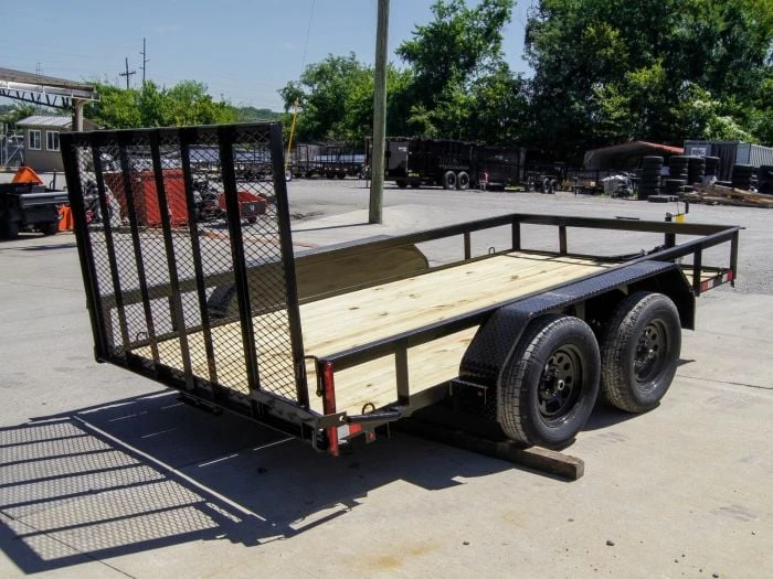 6.4x12 Straight Deck Utility Trailer (2) 3,500lb Axles With Brakes 6 6.4x12 Straight Deck Utility Trailer (2) 3,500lb Axles With Brakes - Image 6