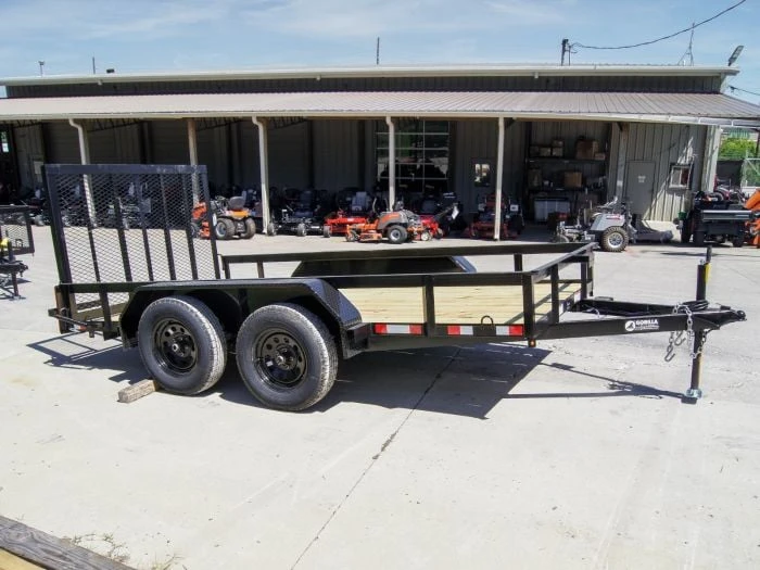 6.4x12 Straight Deck Utility Trailer (2) 3,500lb Axles With Brakes 1 6.4x12 Straight Deck Utility Trailer (2) 3,500lb Axles With Brakes