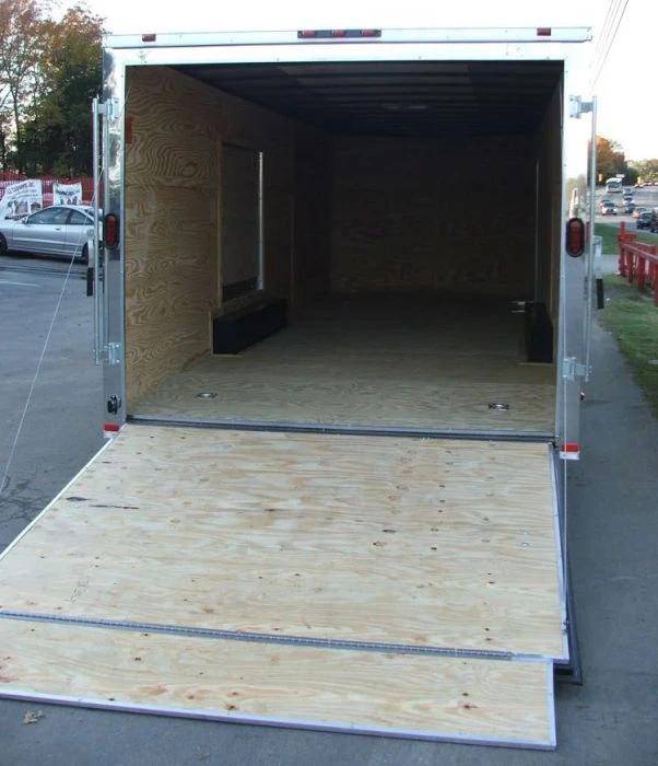 Enclosed Trailer 8.5'x24' Yellow - Mower Motorcycle Car Truck Hauler Storage 3 Enclosed Trailer 8.5'x24' Yellow - Mower Motorcycle Car Truck Hauler Storage - Image 3