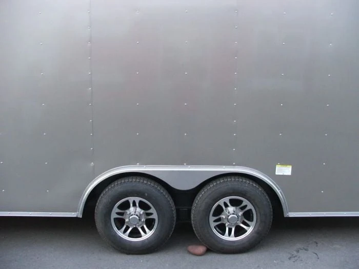 Enclosed Trailer 8.5'x24' Silver - Car Motorcycle Cargo Hauler Storage 6 Enclosed Trailer 8.5'x24' Silver - Car Motorcycle Cargo Hauler Storage - Image 6