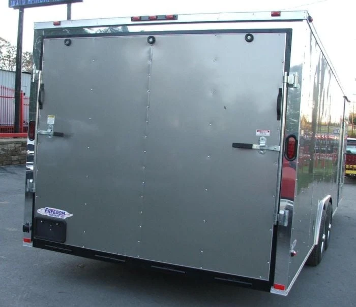 Enclosed Trailer 8.5'x24' Silver - Car Motorcycle Cargo Hauler Storage 5 Enclosed Trailer 8.5'x24' Silver - Car Motorcycle Cargo Hauler Storage - Image 5