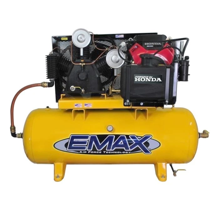 EMAX EGES24120T Gas Driven Industrial Plus Piston Air Compressor 1 EMAX EGES24120T Gas Driven Industrial Plus Piston Air Compressor
