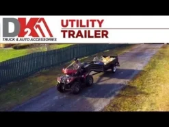 DK2 Multipurpose Steel 4.5' X 7.5' Utility Trailer -Tool Comprehensive hqdefault 20