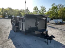 Dump Trailer 7' X 16' Hydraulic Dump 3ft Sides Mulch -Tool Comprehensive img 20180430 171848991 hdr