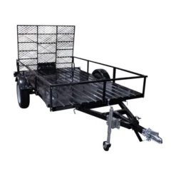 DK2 MMT6X10 6x10 Open Rail Utility Trailer With Drive-Up Gate