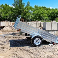 MMT5X7G-DUG 4.5' X 7.5' Utility Trailer Galvanized Drive Up Gate -Tool Comprehensive mmt5x7g dug 5
