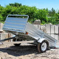 MMT5X7G-DUG 4.5' X 7.5' Utility Trailer Galvanized Drive Up Gate -Tool Comprehensive mmt5x7g dug 6