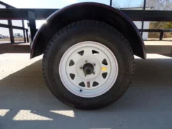 Utility Trailer 6.4x12 With Trimmer Racks Dove Tail Gate -Tool Comprehensive p1000457