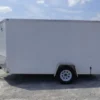Enclosed Trailer 7'x12' 3500 Lb Axle V-Nose W/ Barn Doors Storage