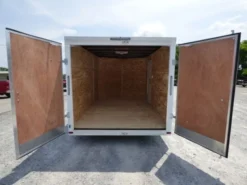 Enclosed Trailer 7'x12' 3500 Lb Axle V-Nose W/ Barn Doors Storage -Tool Comprehensive p1250741edited