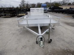 6.4' X 16' All Aluminum Utility Trailer Dual Axle Straight Deck