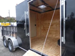 Enclosed Utility Hybrid Trailer 7'x18' With Side Ramp- Lawn Mower Equipment Hauler Storage 11 Enclosed Utility Hybrid Trailer 7'x18' With Side Ramp- Lawn Mower Equipment Hauler Storage -Tool Comprehensive p1330472