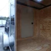 Enclosed Utility Hybrid Trailer 7'x18' With Side Ramp- Lawn Mower Equipment Hauler Storage