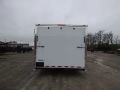 Enclosed Trailer 8.5' X 20' White 3500lb Axles - Cargo Hauler Storage -Tool Comprehensive p1330481 1 1 1