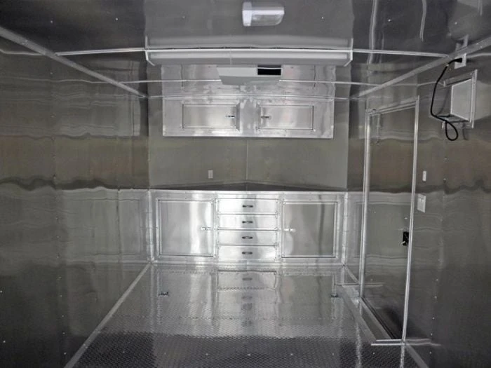 Enclosed Trailer 8.5'x24' Red - ATV Car Bike Equipment Hauler Storage 2 Enclosed Trailer 8.5'x24' Red - ATV Car Bike Equipment Hauler Storage - Image 2