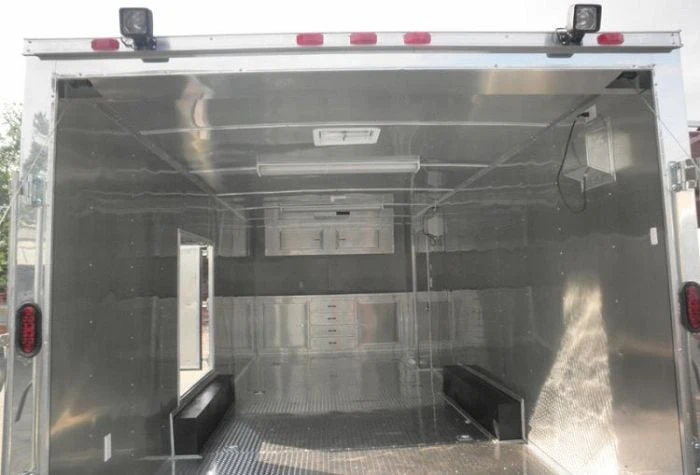 Enclosed Trailer 8.5'x24' Red - ATV Car Bike Equipment Hauler Storage 5 Enclosed Trailer 8.5'x24' Red - ATV Car Bike Equipment Hauler Storage - Image 5