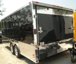 Enclosed Trailer 8.5'x20' Black - Car Equipment Hauler Storage -Tool Comprehensive p5310046 1 1 1