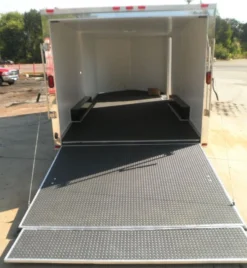 Enclosed Trailer 8.5'x18' White - Car ATV Bike Hauler - 3500 Lb Axles Storage -Tool Comprehensive p8190132 1 2