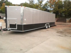Enclosed Trailer 8.5'x26' Beige - Dual 5200 Lb Axles Brakes Storage -Tool Comprehensive pa100008 1 1 1
