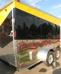 Enclosed Trailer 7'x16' - Equipment Car Motorcycle Hauler Storage -Tool Comprehensive pa160054 1 1