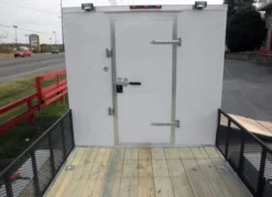 Enclosed Utility Hybrid Trailer 7'x20' - Lawn Mower Equipment Hauler Storage -Tool Comprehensive pb010031