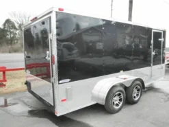 Enclosed Trailer 7'x16' Custom Built - Motorcycle ATV Car Event (Black) Storage -Tool Comprehensive picture 128 1 2 1