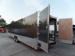8.5 X 48 Charcoal Grey Enclosed Trailer Storage -Tool Comprehensive sam 2839