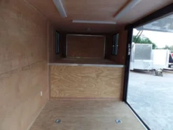 8.5 X 48 Charcoal Grey Enclosed Trailer Storage -Tool Comprehensive sam 2846