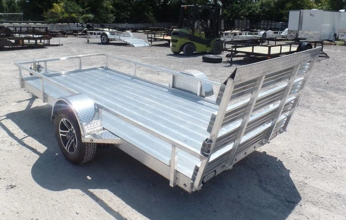 5'x12' All Aluminum Utility Trailer Straight 3500 Lb Axle 2 5'x12' All Aluminum Utility Trailer Straight 3500 Lb Axle - Image 2