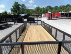 Utility Trailer 6.4 X 18 Straight Deck 2ft Mesh Sides 9 Utility Trailer 6.4 X 18 Straight Deck 2ft Mesh Sides -Tool Comprehensive sam 3271 1