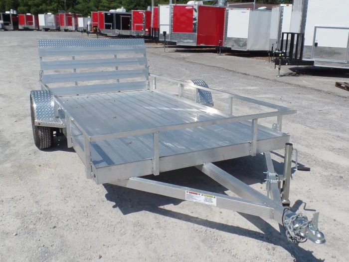 6.4'x12' All Aluminum Straight Utility Trailer 3500 Lb Axle 2 6.4'x12' All Aluminum Straight Utility Trailer 3500 Lb Axle - Image 2