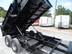 Heavy Duty Dump Trailer 6 X 12 With 5,200 Lb Axles And 2ft Sides -Tool Comprehensive sam 3870