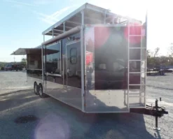 Custom Enclosed Trailer 8.5' X 24' Event Vending Storage -Tool Comprehensive sam 4781